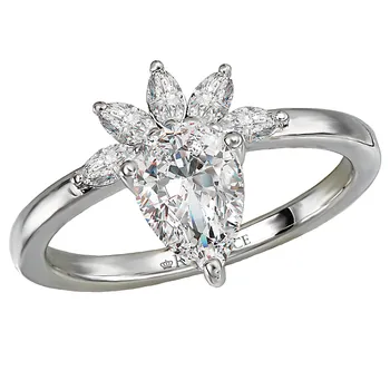 Diamond Semi-Mount Engagement Ring 160068-PS100