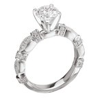 LaVie Peg Head Semi-Mount Ring 115014-S