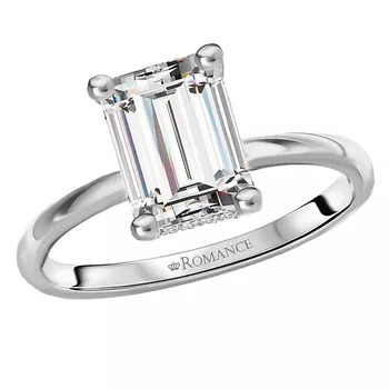 Diamond Hidden Halo Engagement Ring 160151-EM200PT