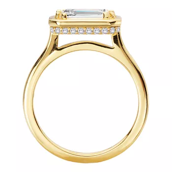Hidden Halo Semi-Mount Engagement Ring 160327-EMEW200Y