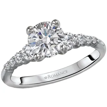 Classic Diamond Semi-Mount Engagement Ring 160116-RD100