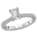 LaVie Classic Semi-Mount Diamond Ring 115474-EM075