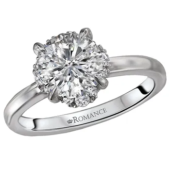*** Lab Grown Diamond *** Halo Semi-Mount Diamond Ring 119175-RD150KLG
