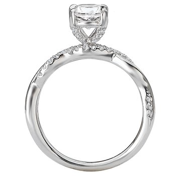 Peg Head Semi-Mount Diamond Ring 115412-100