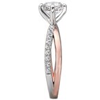 Romance *** Lab Grown Diamond *** Classic Semi-Mount Diamond Ring 119241-RD100TRKLG