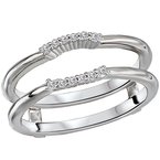 LaVie Diamond Wrap Wedding Ring with Guard 113925-WRAP