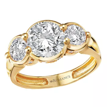 Curved Front Diamond Wedding Band 160334-RD150WY