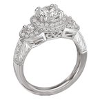 LaVie Halo Semi-Mount Diamond Ring 115088-100