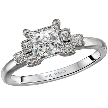 Diamond Semi-Mount Engagement Ring 160141-PC100