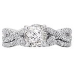 LaVie Split Shank Semi-Mount Diamond Ring 115406-100
