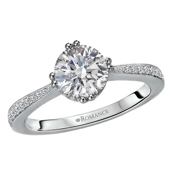 Semi-Mount Diamond Engagement Ring 160199-RD100