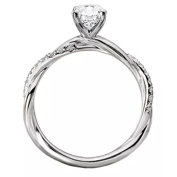 Semi-Mount Diamond Engagement Ring 160131-OV200PT