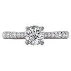 LaVie Graduated Semi-Mount Diamond Ring 115482-RD075