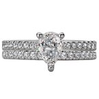 LaVie Classic Semi-Mount Diamond Ring 115474-PS075