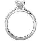 LaVie Classic Semi-Mount Diamond Ring 115474-PS075