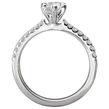 Classic Semi-Mount Diamond Ring 115474-PS075
