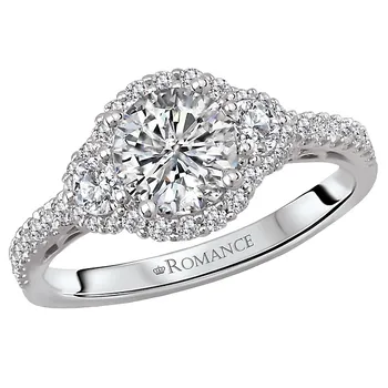 Halo Semi-Mount Diamond Ring 119114-100K