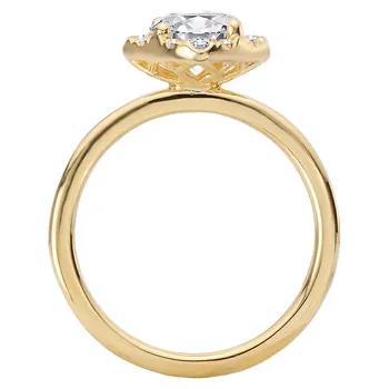 Semi-Mount Diamond Engagement Ring 160181-RD100Y
