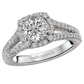 Split Shank Semi-Mount Diamond Ring 119153-100K