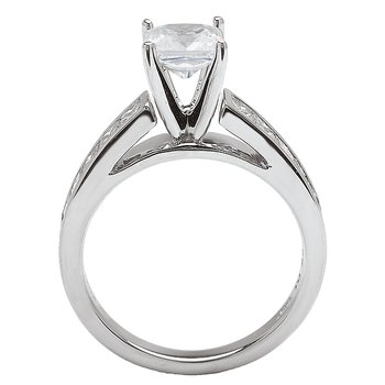 Peg Head Semi-Mount Diamond Ring 115105-S