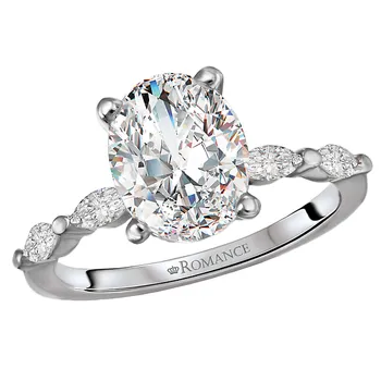 Semi-Mount Diamond Engagement Ring 160050-OV200