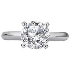 LaVie Solitaire Semi-Mount Diamond Ring 114000-4RD200WS