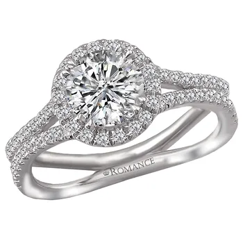 Split Shank Semi-Mount Diamond Ring 119118-100K