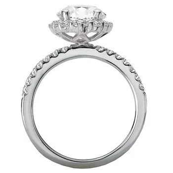 Halo Semi-Mount Diamond Ring 119208-MO300K