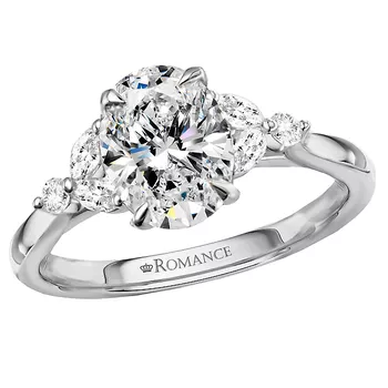 Classic Semi-Mount Engagement Ring 160125-OV200PT