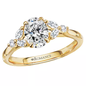 Classic Semi-Mount Engagement Ring 160125-OV100Y