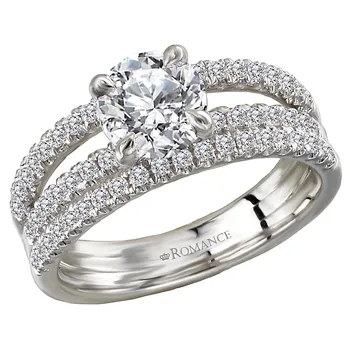 Semi-Mount Diamond Engagement Ring 160061-RD100