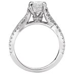 LaVie Split Shank Semi-Mount Diamond Ring 115406-100