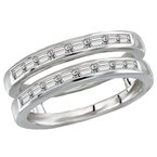LaVie Diamond Wrap Wedding Band with Guard 113913-WRAP
