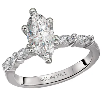 Classic Semi-Mount Diamond Ring 160051-MQ100