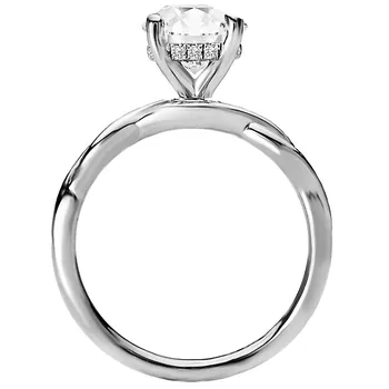 Halo Diamond Engagement Ring 160113-OV150PT
