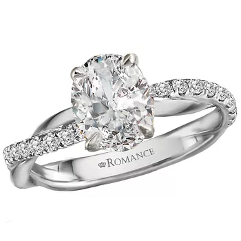 Semi-Mount Diamond Engagement Ring 160131-OV200PT