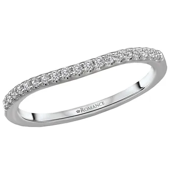 *** Lab Grown Diamond *** Curved Wedding Band 119188-WKLG