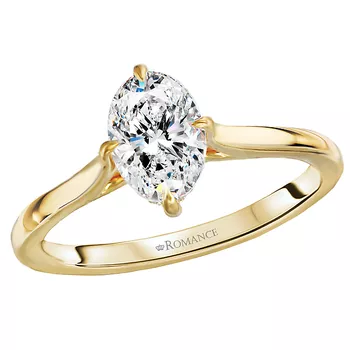 Diamond Semi-Mount Engagement Ring 160140-OV100Y