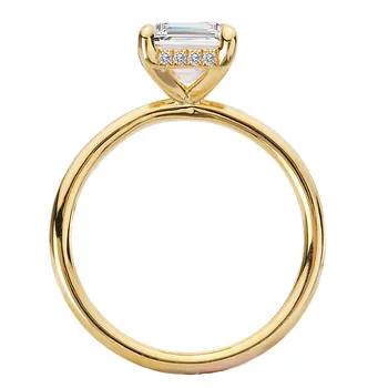 Diamond Hidden Halo Engagement Ring 160151-EM200Y