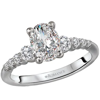 Classic Diamond Semi-Mount Engagement Ring 160116-OV100