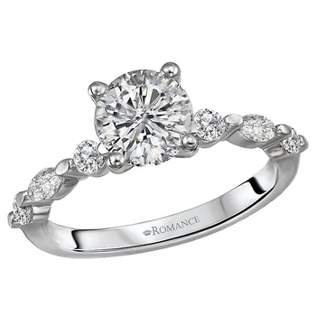 Classic Semi-Mount Diamond Ring 160020-RD100