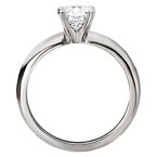 LaVie Solitaire Semi-Mount Diamond Ring 114000-4RD125WS