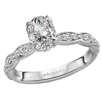 Classic Semi-Mount Diamond Ring 160055-OV100