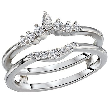 Diamond Wrap Ring with Guard 113919-WRAP