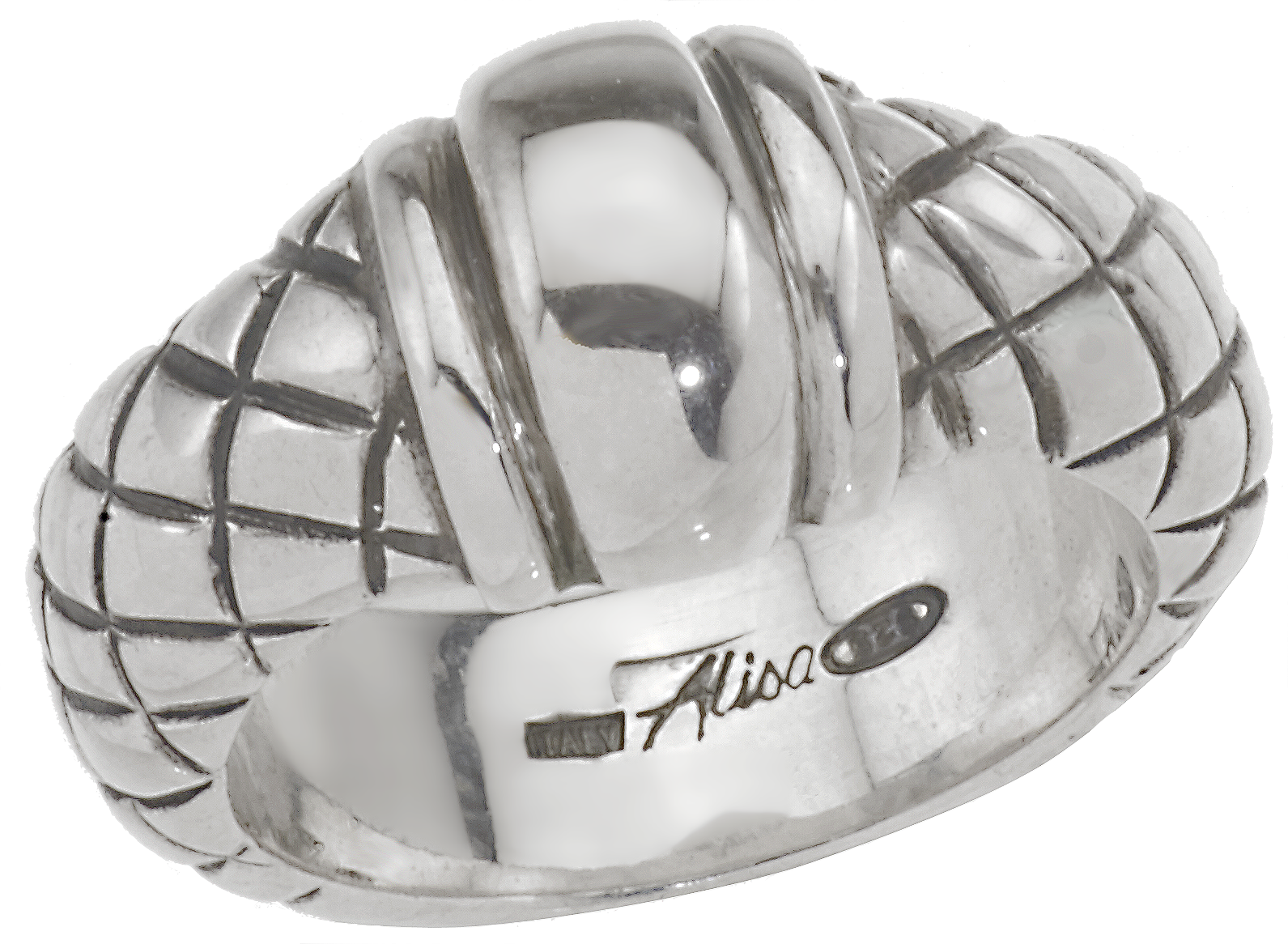 Traversa Dome Ring With Shiny Center VHR 865