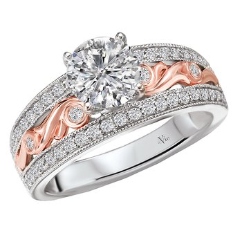 Peg Head Semi-Mount Ring 115095-STR