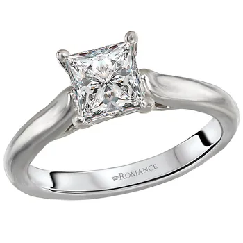 Solitaire Semi-Mount Diamond Ring 160064-PC100