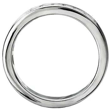 Straight Diamond Wedding Band 160129-W