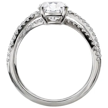 Diamond Semi-Mount Engagement Ring 160069-RD100