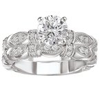 LaVie Peg Head Semi-Mount Ring 115014-S